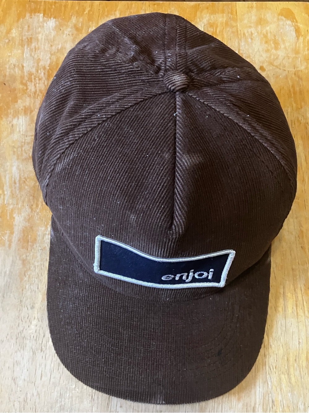 Enjoi skateboards Brown Corduroy Baseball Cap